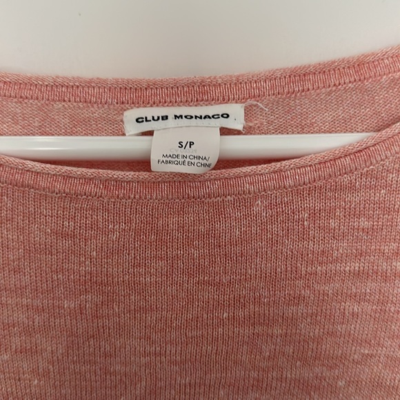 Club Monaco light red/orange sweater - Picture 3 of 3